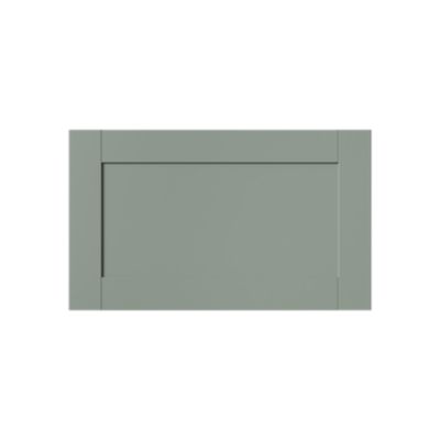 Façade de cuisine sous hotte / casserolier Ash vert sauge l.60 cm GoodHome
