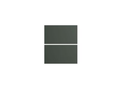 Façade tiroir Palma Innovo vert forêt L. 60 cm x H. 34 cm vendue par 2