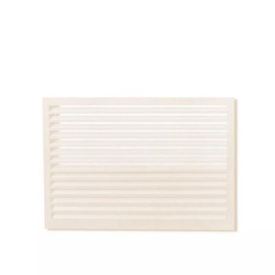 Face dos pour cache en aluminium blanc crème taille M - DECOCLIM - 23AM9001-DOS