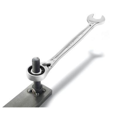 FACOM Clé Mixte à Cliquet Plate 7 mm - 467B.7 - Compact Et Réversible Par Levier