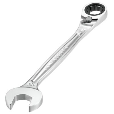 FACOM Clé Mixte à Cliquet Plate 7 mm - 467B.7 - Compact Et Réversible Par Levier