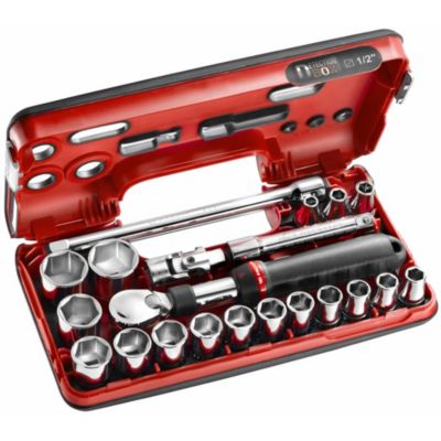 FACOM Coffret cliquet extensible 1/2 Detection Box métriques - 6 pans