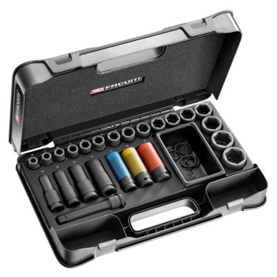 FACOM Coffret de douilles à chocs 1/2" - 10 à 32 mm
