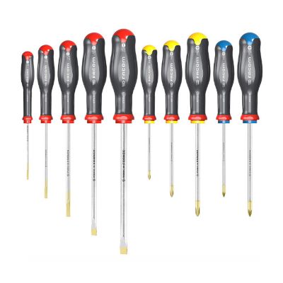 FACOM Jeu de 10 tournevis Protwist lame ronde et hexagonale ATW.J10PB