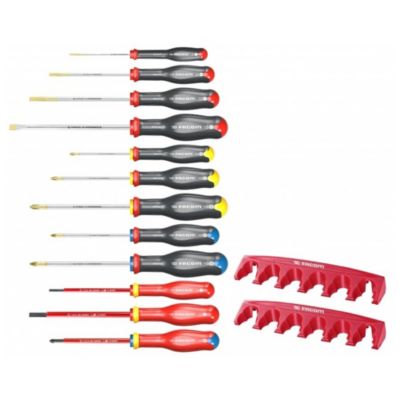 FACOM Jeu de 12 tournevis Protwist + ratelier AT.J12R1PB