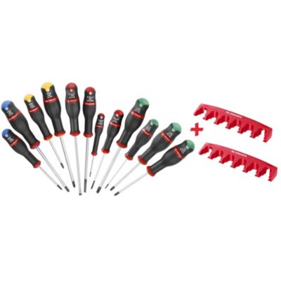 FACOM Jeu de 12 tournevis + ratelier