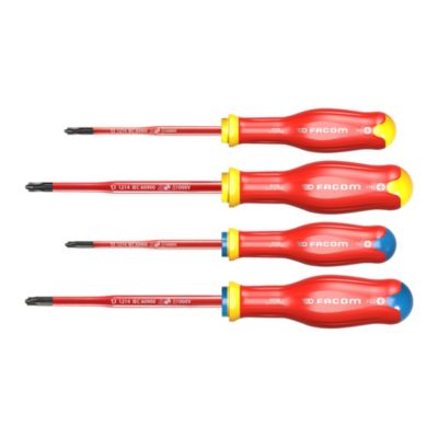 FACOM Jeu de 4 tournevis PROTWIST BORNEO pour empreintes mixtes