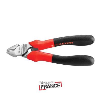 Facom - Pince coupante - 160 mm - Acier carbone - Profil bec long