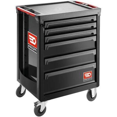 FACOM ROLL 6 tiroirs mobile noir, servante atelier verrouillable
