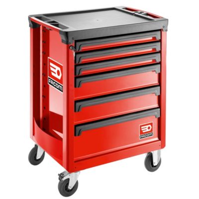 FACOM Servante d'atelier ROLL M3 6 Tiroirs Rouge - ROLL.6M3APF