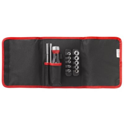 FACOM Tournevis 3 En 1 Protwist Multilames à Double Cliquet Avec Composition De Douilles 1/4'' - ATCL.3.12PB