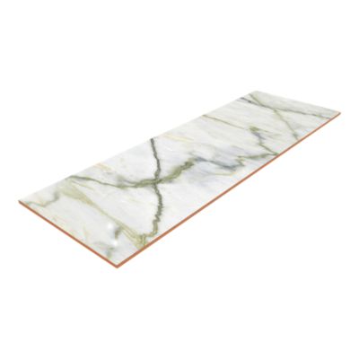 Faïence murale Aruma blanc vert 20 x 60 cm