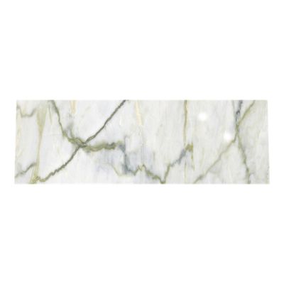 Faïence murale Aruma blanc vert 20 x 60 cm