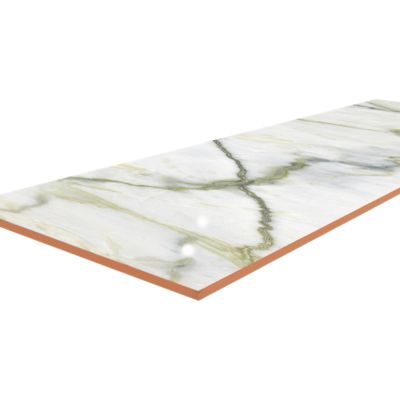 Faïence murale Aruma blanc vert 20 x 60 cm