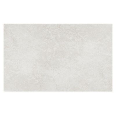 Faïence murale blanc gris effet marbré 25 x 40 cm Commo