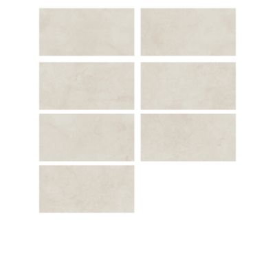 Faïence murale effet marbre beige brillant L.60 x l.30 cm x ép.7 mm ...