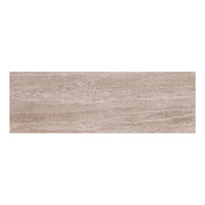 Faïence murale effet pierre beige mat L.60 x l.20 cm x ép.9,5 mm, Althea