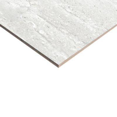 Faïence murale effet pierre blanc mat L.60 x l.20 cm x ép.9,5 mm, Althea