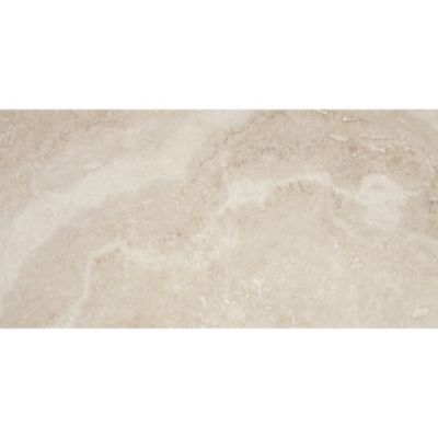 Faïence murale en terre cuite effet pierre beige mat L.60 x l.30 cm x ép.8,5 mm, Nor