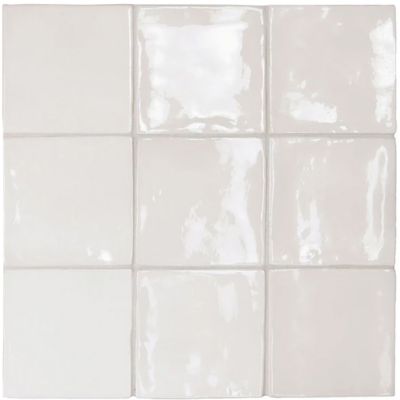 Faïence murale Funny blanc 10 x 10 cm