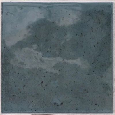 Faïence murale Funny Vintage bleu nuit 10 x 10 cm