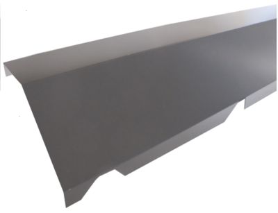 Faitière monopente acier anthracite Ondométal - Sedpa France