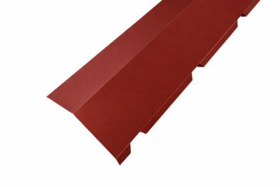 Faitière monopente acier rouge Ondométal - Sedpa France
