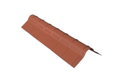 Faitière pvc polyvalente Renolit Tecno Imac terre cuite 120 cm