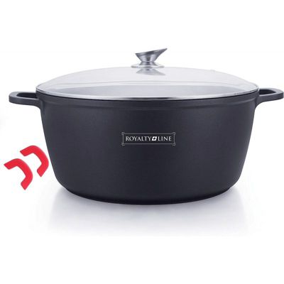 Faitout en fonte 40 cm Noir Royalty Line RLBS40M