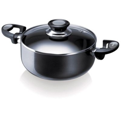 Faitout Pro Induc 4 l avec couvercle en verre