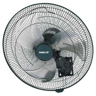 Fanelite - Ventilateur mural 45T-W - Hélice 45 cm - 3 vitesses - Oscillant ou fixe - Professionnel - Fort débit d'air