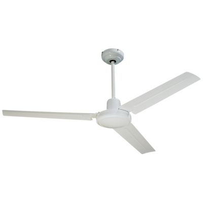 FARELEK - SEYCHELLES O 122 cm - Ventilateur de plafond reversible - 3 pales metal laquees blanc - 112416