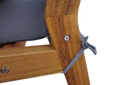 Fauteuil avec accoudoir denia GoodHome bois acacia vendu par 2