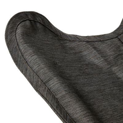 Fauteuil bas de jardin Blooma Mataso acier gris