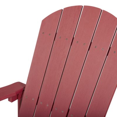 Fauteuil à bascule de jardin ADIRONDACK Rouge