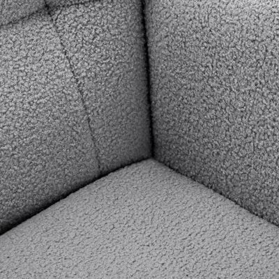 Fauteuil à Bascule,Fauteuil d'allaitement rembourré,pour Salon,Chambre à Coucher,Charge maximale,130 kg,Gris foncé,75 x 68 x 92 cm