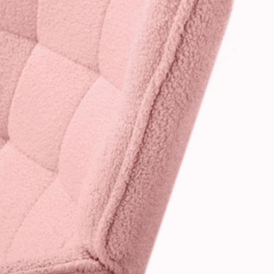 Fauteuil à Bascule,Fauteuil d'allaitement rembourré,pour Salon,Chambre à Coucher,Charge maximale,130 kg ,rose,75 x 68 x 92 cm