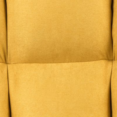 Fauteuil à bascule OULU Tissu Jaune