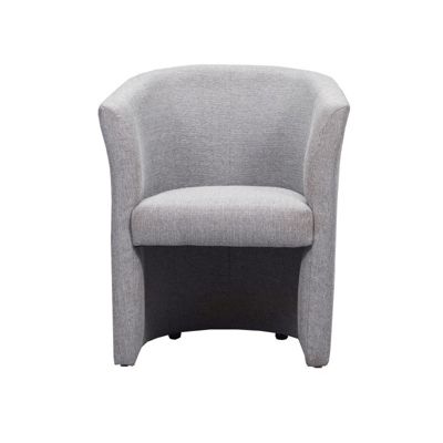 Fauteuil Cabriolet tissu gris - CABRI