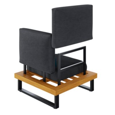 Fauteuil d'Angle Moala Acacia Goodhome