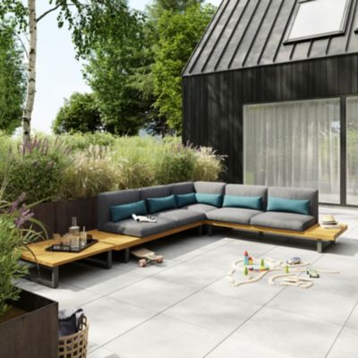 Fauteuil d'Angle Moala Acacia Goodhome