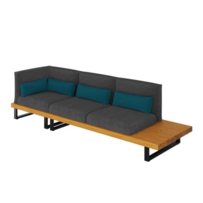 Fauteuil d'Angle Moala Acacia Goodhome