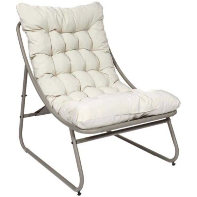 Fauteuil détente de jardin en métal Dolce vita