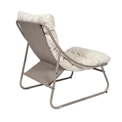 Fauteuil détente de jardin en métal Dolce vita