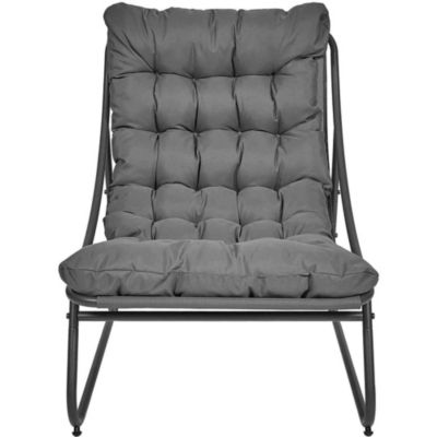 Fauteuil détente de jardin en métal Dolce vita