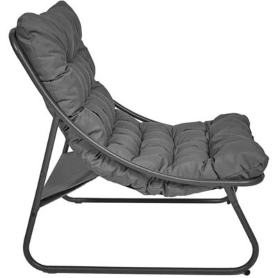Fauteuil détente de jardin en métal Dolce vita