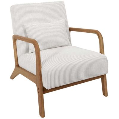 Fauteuil détente en velours côtelé Scott