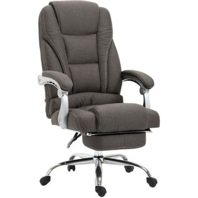 Fauteuil de bureau - CLP - Pacific - Tissu - Gris foncé - Ergonomique