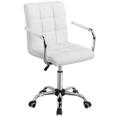 Fauteuil de Bureau Hauteur Réglable Chaise de Bureau Roulettes Pivotantes