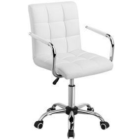 Fauteuil de Bureau Hauteur Réglable Chaise de Bureau Roulettes Pivotantes